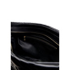 Large Quilted Polyurethane Matelassé Handbag