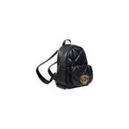 Quilted Polyurethane Backpack