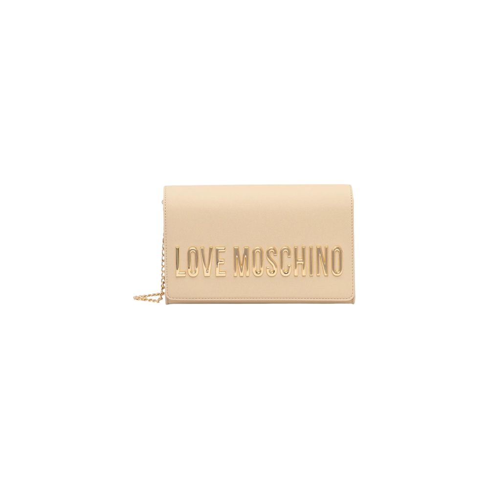 Beige Love Moschino Handbag