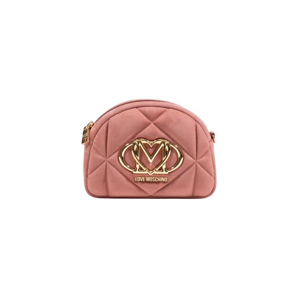 Small Suede Leather Quilted Handbag