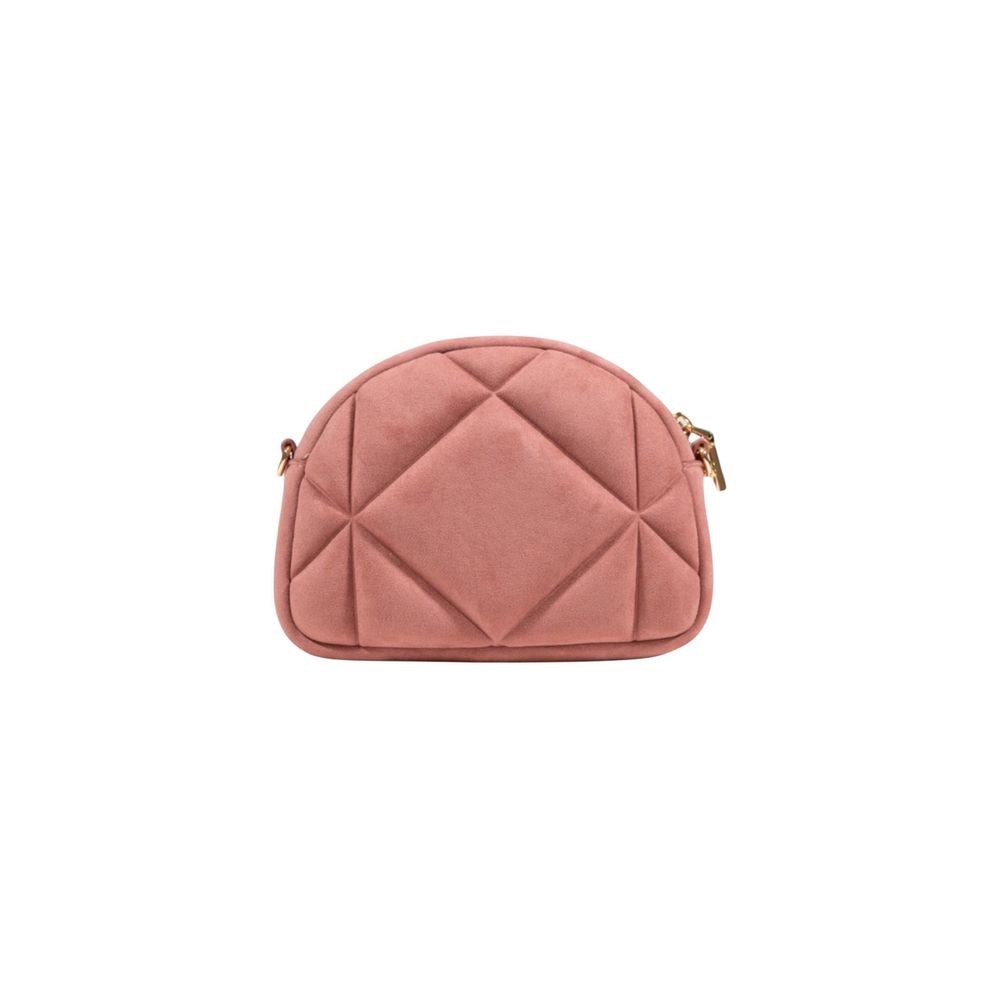 Small Suede Leather Quilted Handbag