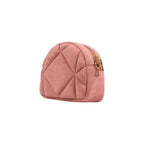 Small Suede Leather Quilted Handbag