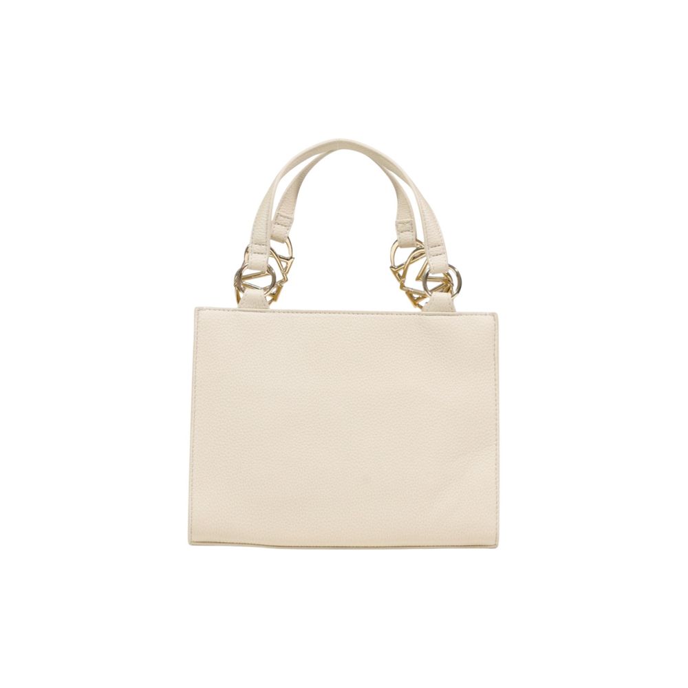 Medium Polyurethane Handbag With Geometric Gold Accents