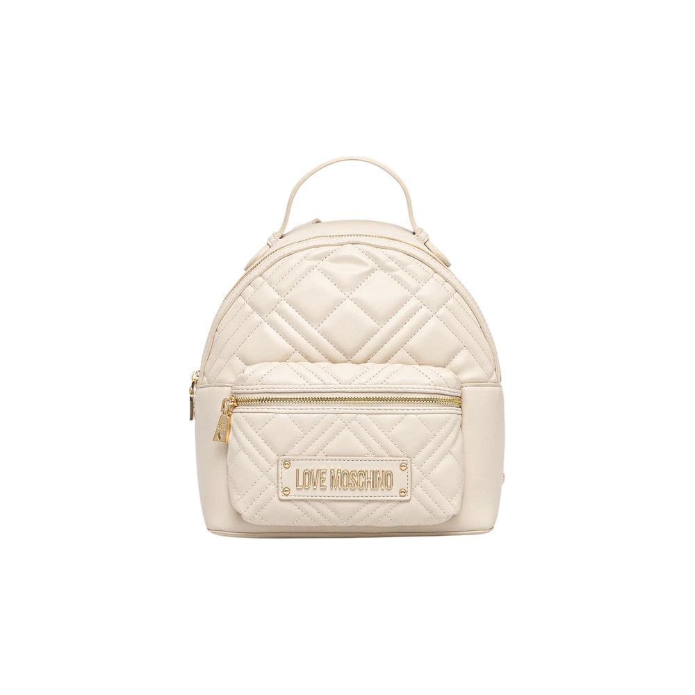 Quilted Polyurethane Backpack