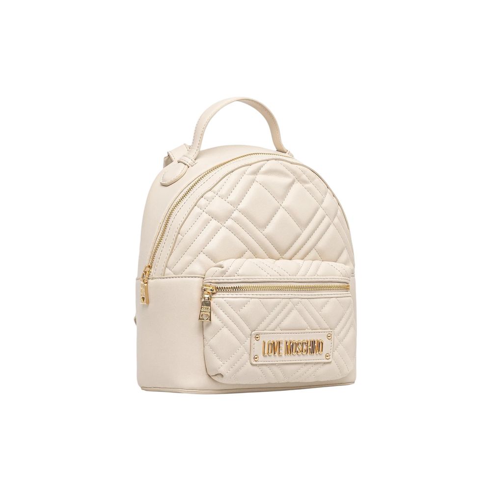 Quilted Polyurethane Backpack