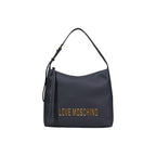 Large Black Polyurethane Handbag