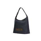 Large Black Polyurethane Handbag