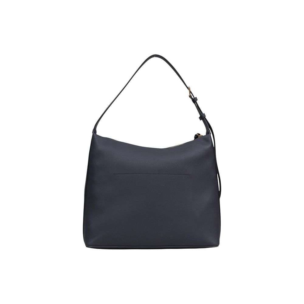 Large Black Polyurethane Handbag