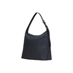 Large Black Polyurethane Handbag