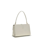 White Calf Leather Shoulder Bag