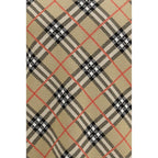 Beige Wool Check Sweater