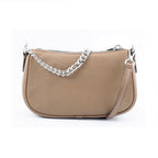 Brown Leather Carmela Crossbody Bag