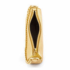 Gold Leather Carmela Shoulder Bag