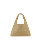 Beige Calf Leather Shoulder Bag