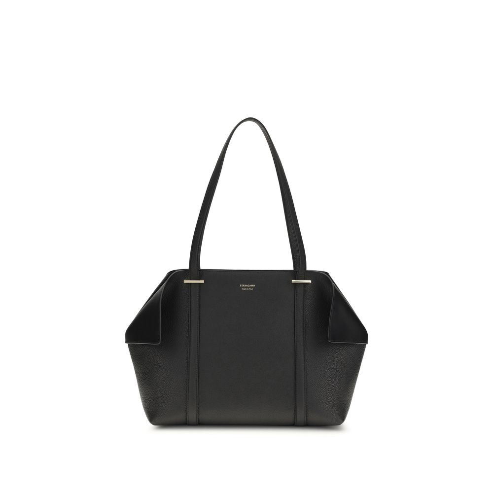 Gancini Leather Tote Bag