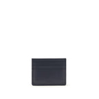 Woven Calf Suede Card Holder