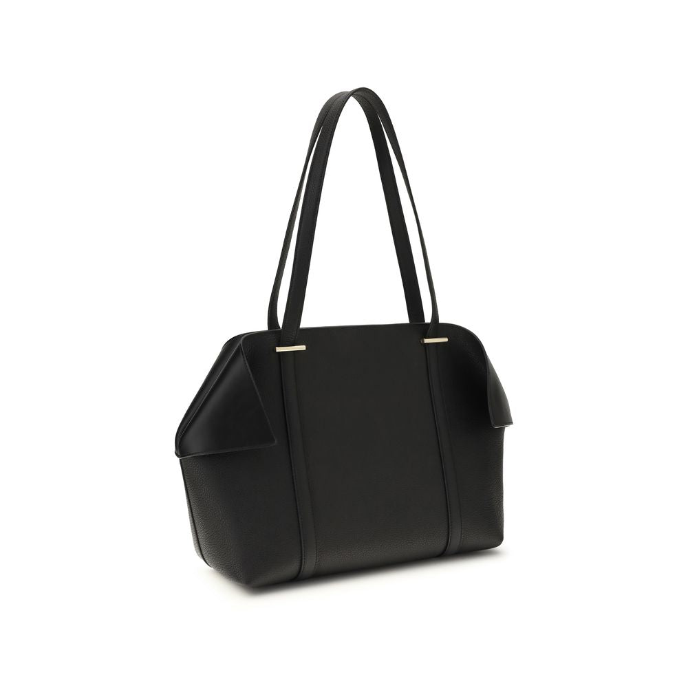 Gancini Leather Tote Bag