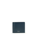 Blue Calf Leather Wallet