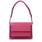 Fuchsia Leather Shoulder Bag