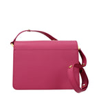Fuchsia Leather Shoulder Bag