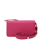 Fuchsia Leather Shoulder Bag