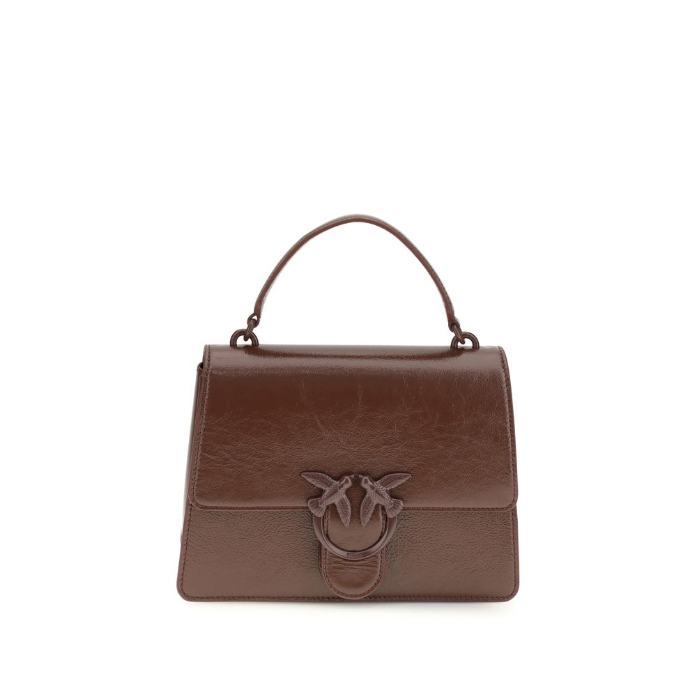 Shiny Lambskin Deconstructed Trapezoid Handbag