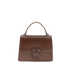 Shiny Lambskin Deconstructed Trapezoid Handbag