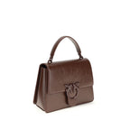 Shiny Lambskin Deconstructed Trapezoid Handbag