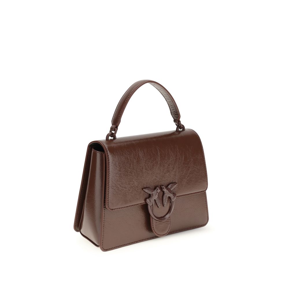 Shiny Lambskin Deconstructed Trapezoid Handbag