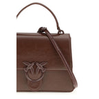 Shiny Lambskin Deconstructed Trapezoid Handbag