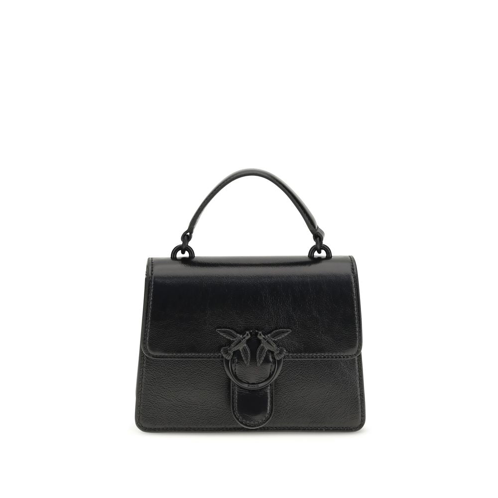 Love One Top Mini Handbag In Shiny Goatskin