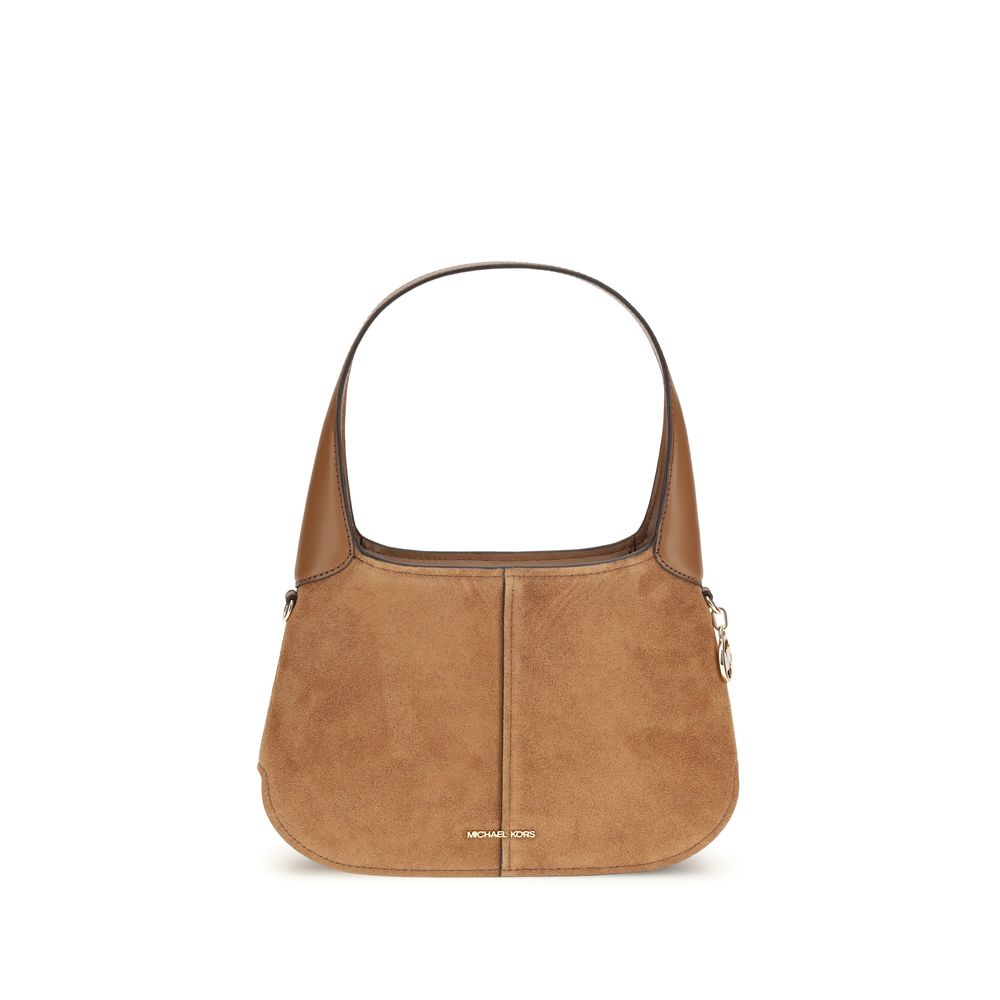 Small Alice Shoulder Bag In Beige Calf Leather