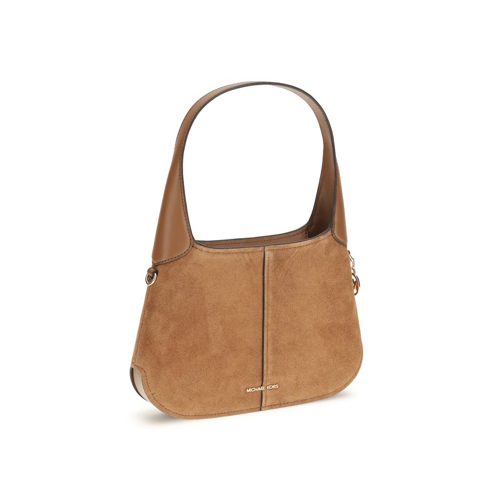 Small Alice Shoulder Bag In Beige Calf Leather