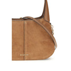Small Alice Shoulder Bag In Beige Calf Leather