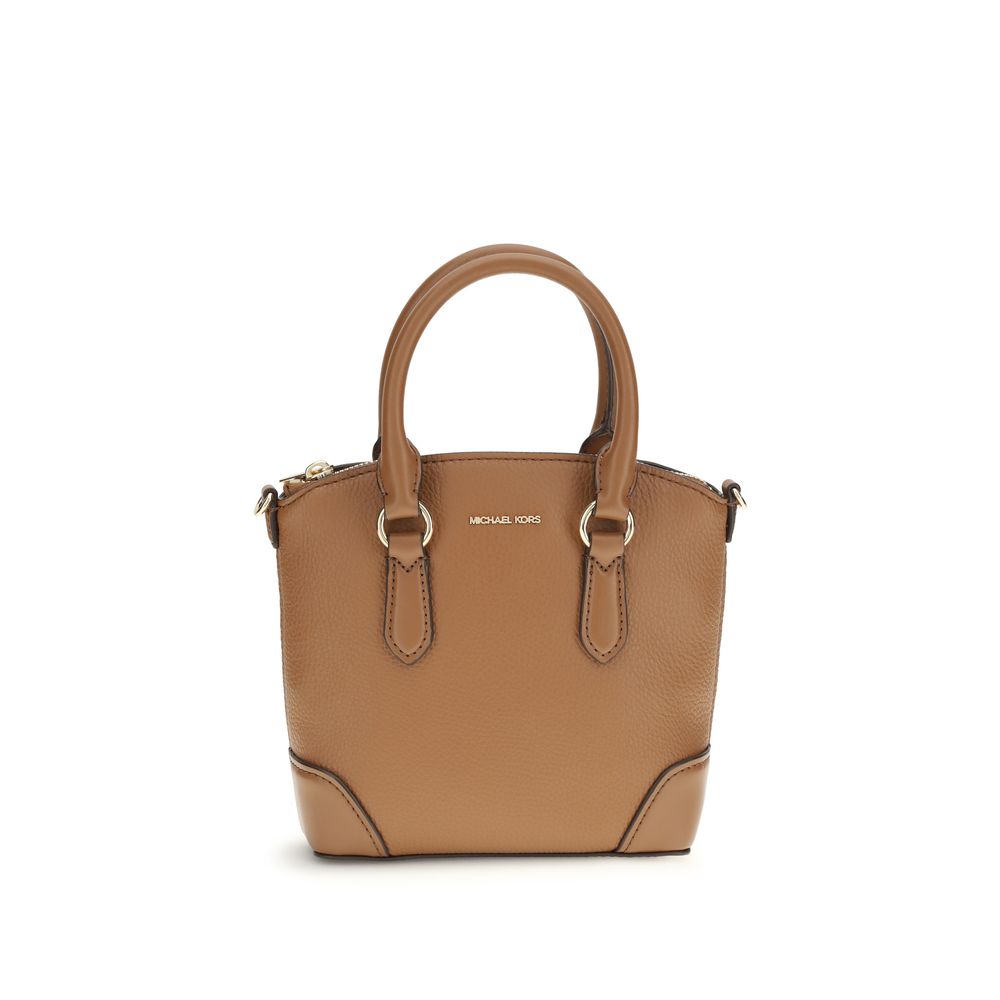 Beige Textured Calf Leather Murphy Handbag