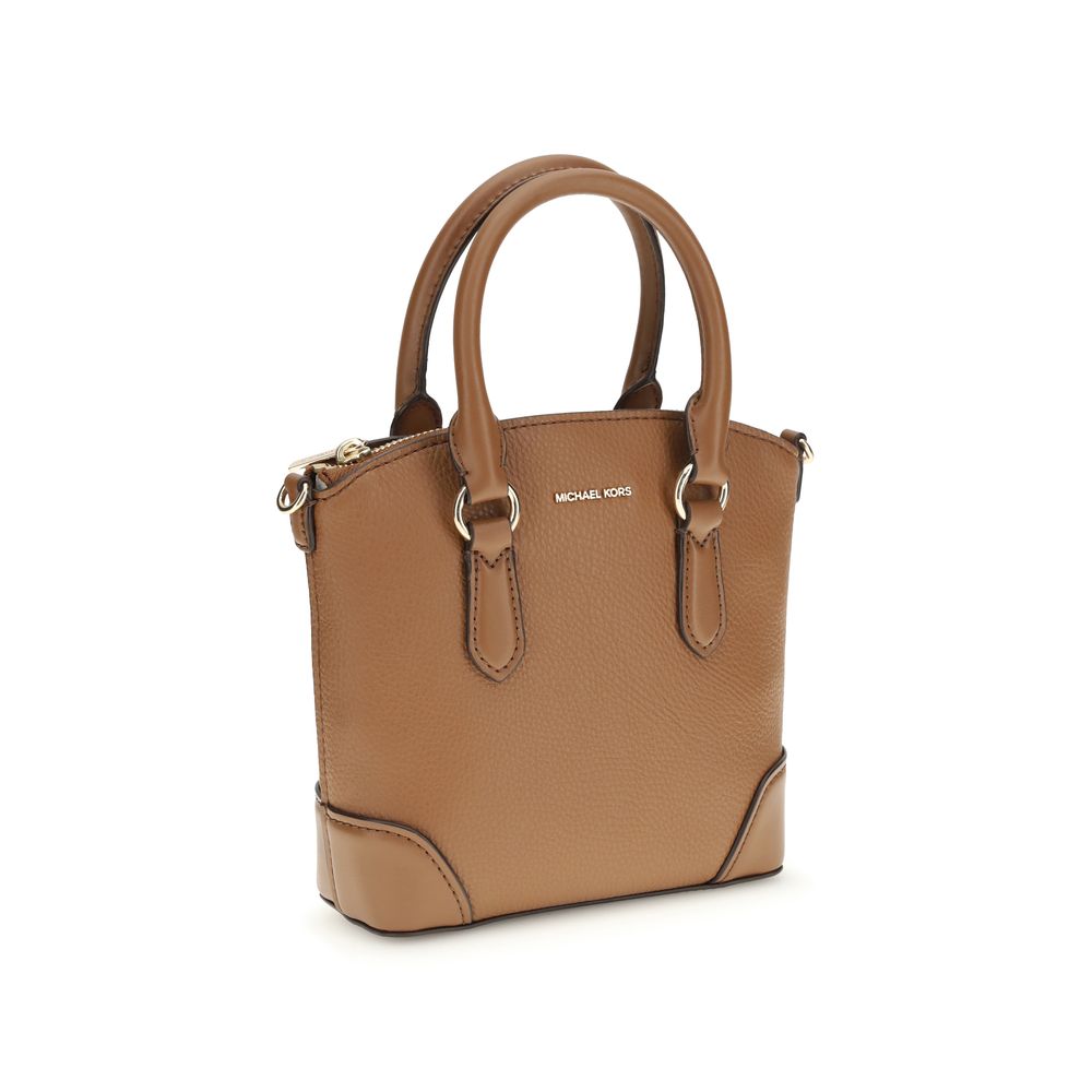 Beige Textured Calf Leather Murphy Handbag