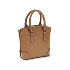 Beige Textured Calf Leather Murphy Handbag
