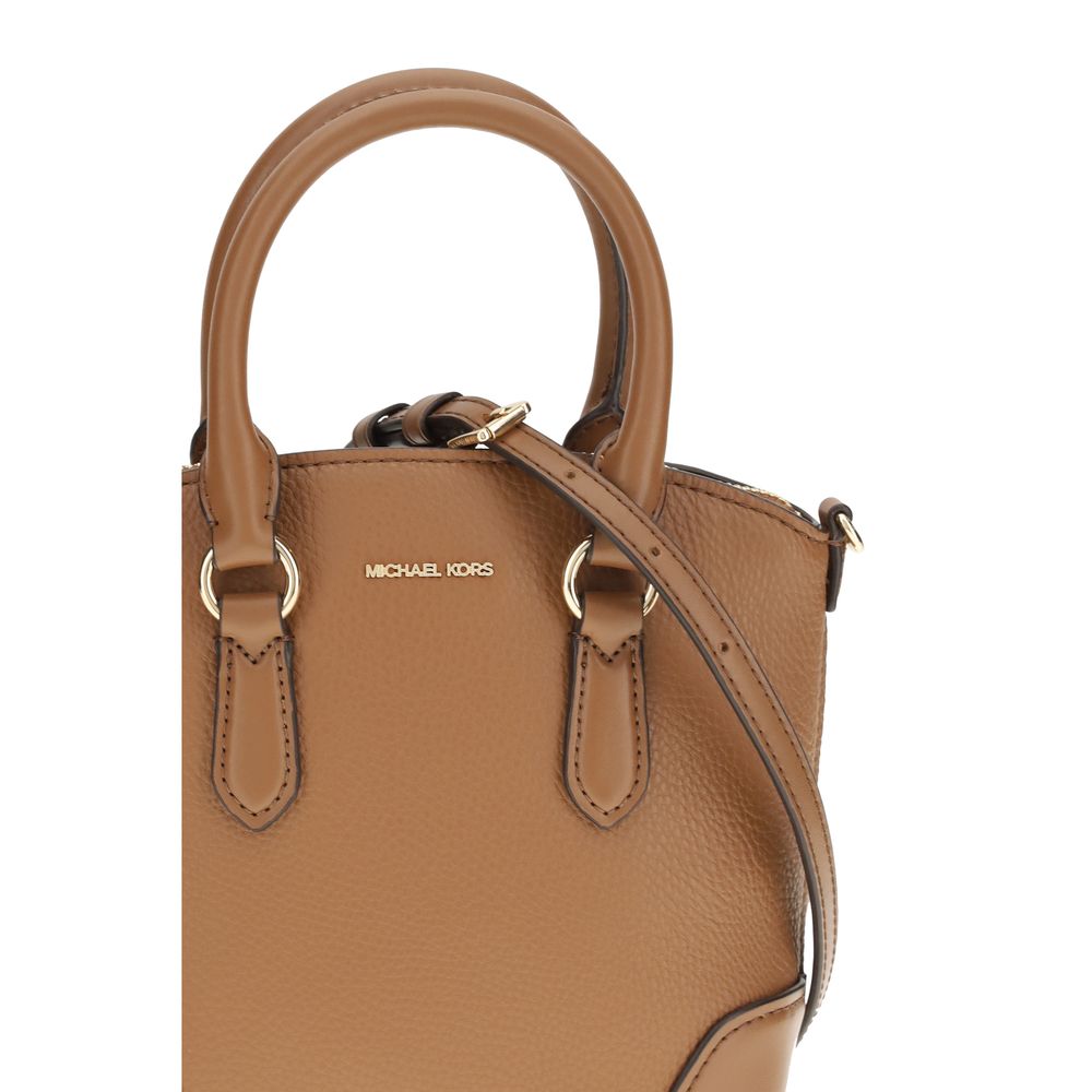Beige Textured Calf Leather Murphy Handbag