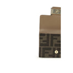 FF Jacquard Fabric Trifold Wallet