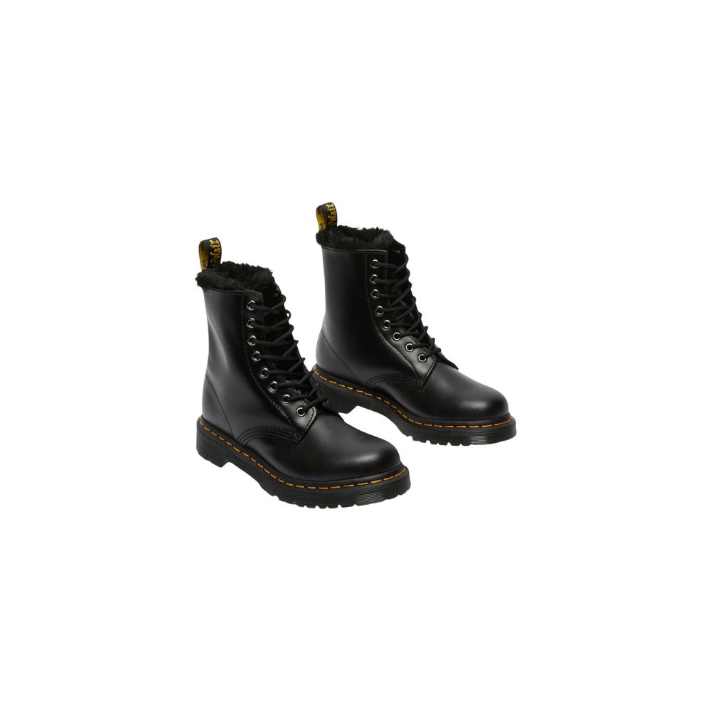 Black Leather 1460 Serena Ankle Boots