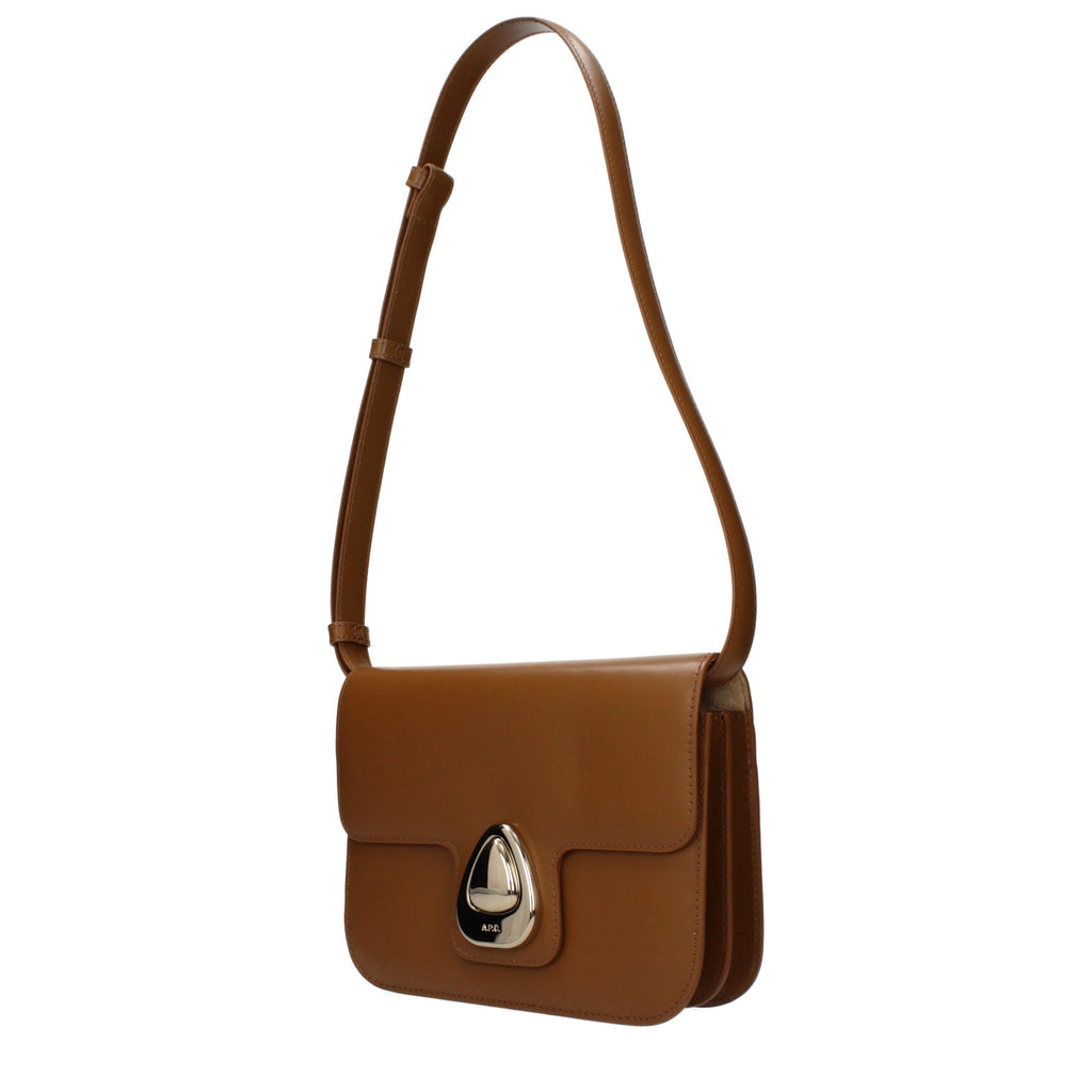 Astra Brown Leather Shoulder Bag