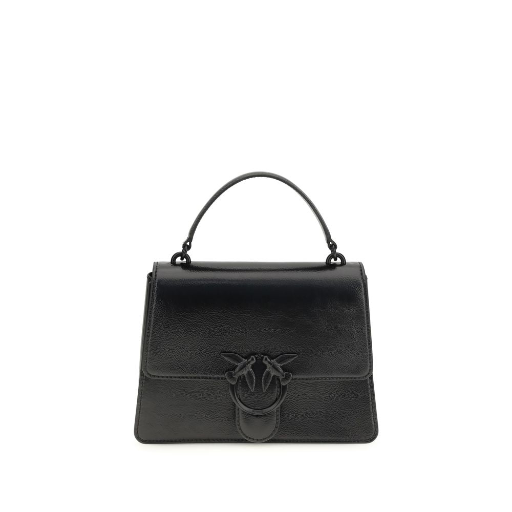 Love One Black Lambskin Handbag