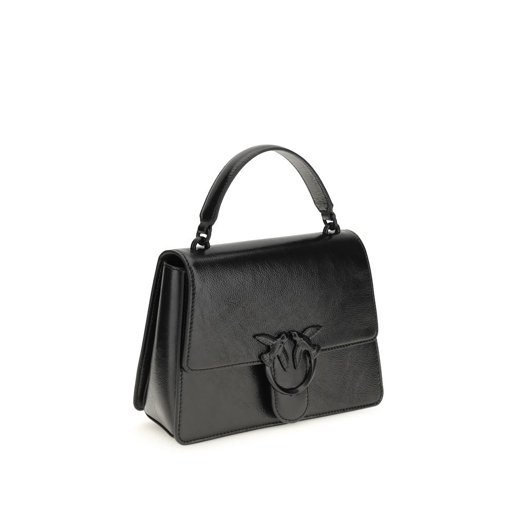 Love One Black Lambskin Handbag