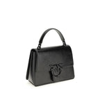Love One Black Lambskin Handbag