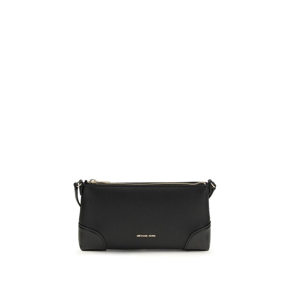 Black Calf Leather Murphy Shoulder Bag