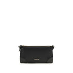 Black Calf Leather Murphy Shoulder Bag