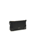 Black Calf Leather Murphy Shoulder Bag