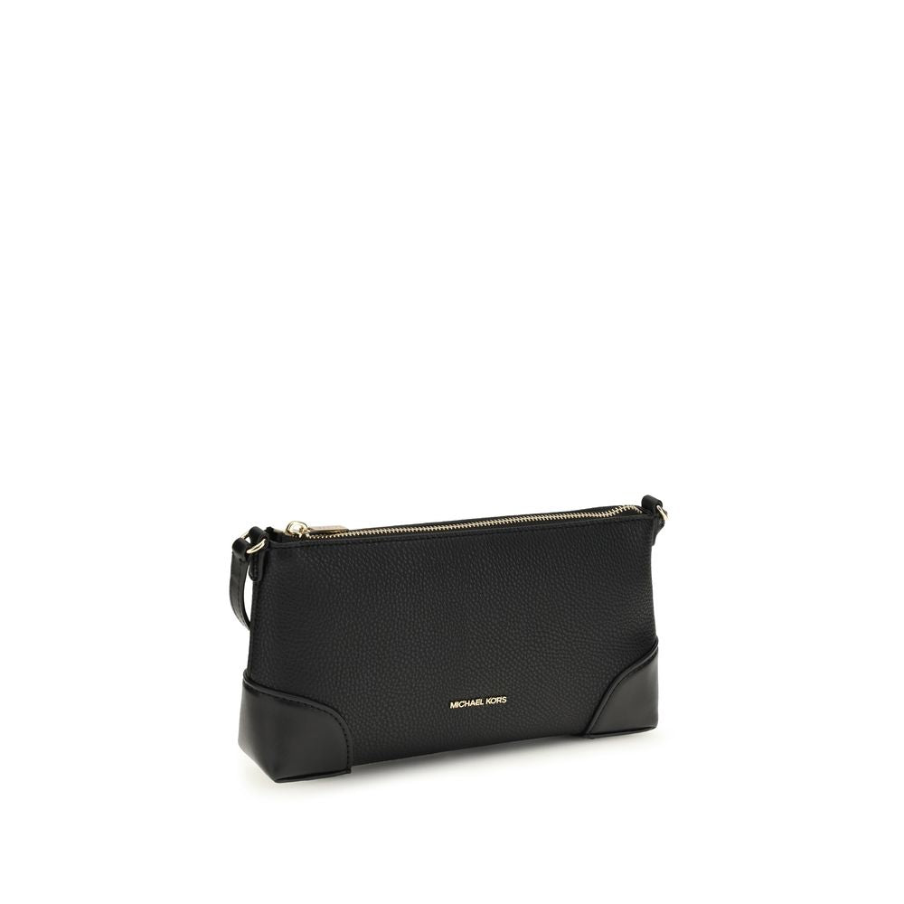 Black Calf Leather Murphy Shoulder Bag