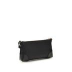 Black Calf Leather Murphy Shoulder Bag