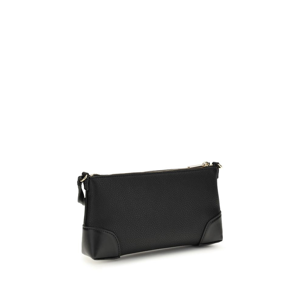 Black Calf Leather Murphy Shoulder Bag